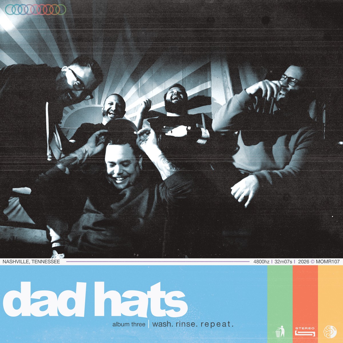dad hats — wash. rinse. repeat. album cover